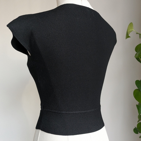 Aritzia Wilfred Ribbed Slit Top - Picture 7 of 9